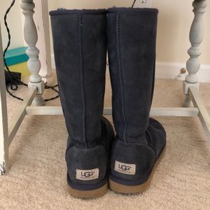 Navy tall Uggs